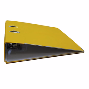 Iratrendező OPTIMA A/4 75 mm élvédő sínnel sárga