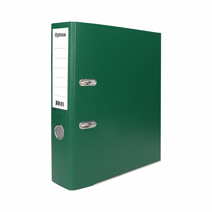 Iratrendező OPTIMA A/4 75 mm élvédő sínnel zöld