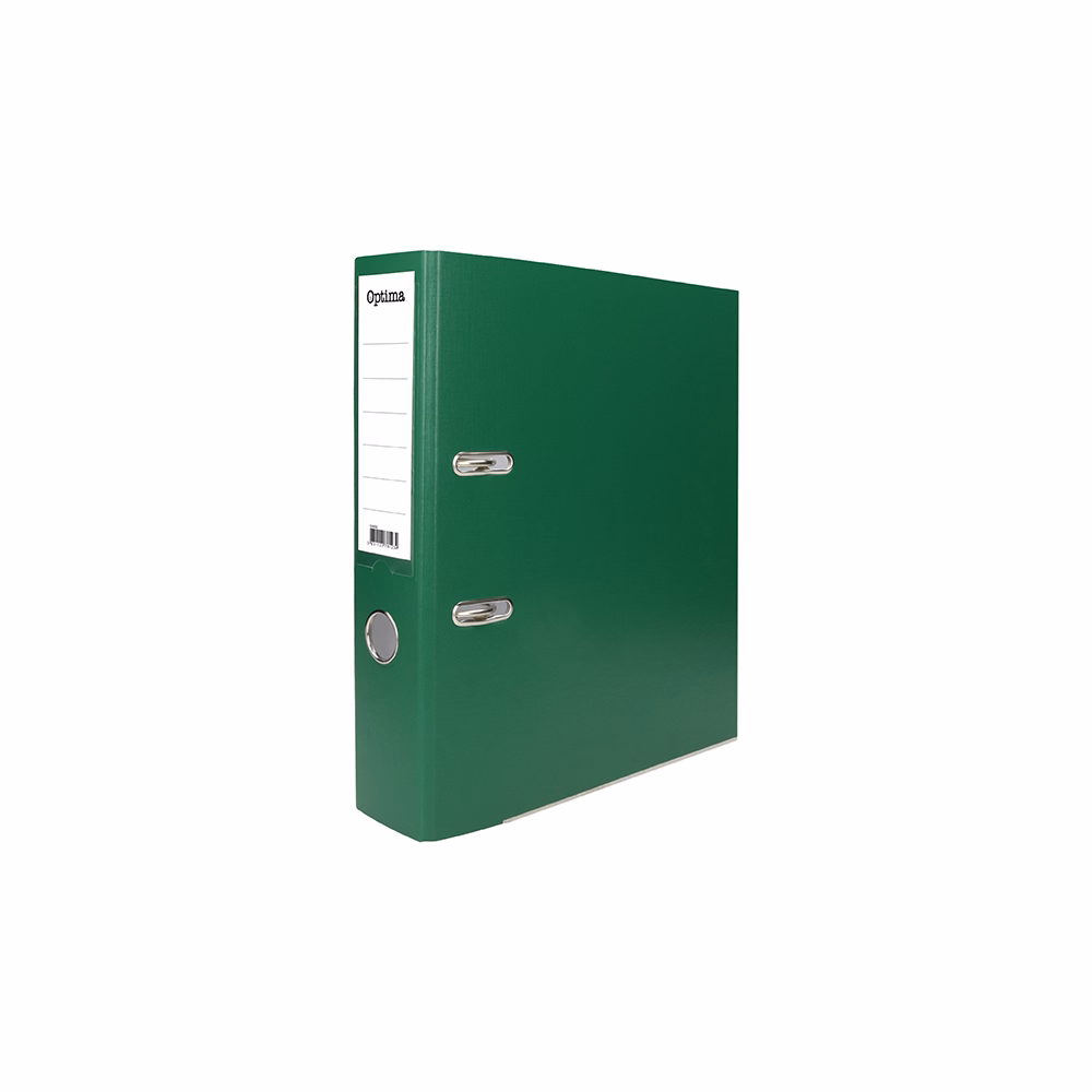 Iratrendező OPTIMA A/4 75 mm élvédő sínnel zöld