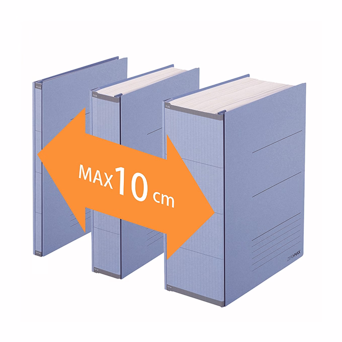 Iratrendező PLUS Zero Max A/4 bővíthető 18-118 mm kék