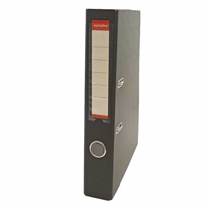 Iratrendező VECTRALINE A/4 50 mm élvédő sínnel fekete