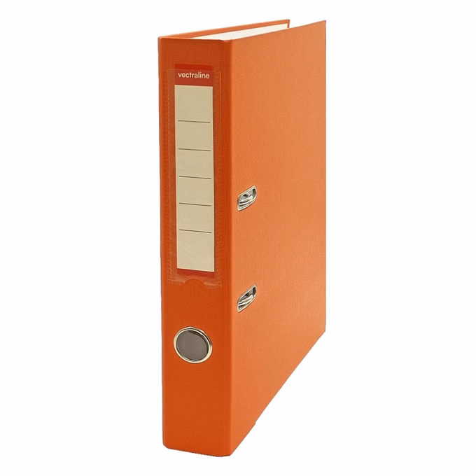 Iratrendező VECTRALINE A/4 50 mm élvédő sínnel narancssárga
