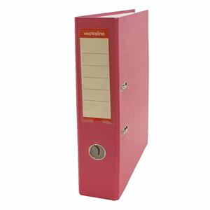 Iratrendező VECTRALINE A/4 75 mm élvédő sínnel rózsaszín