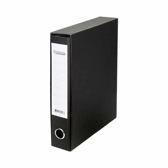 Iratrendező tokos OPTIMA A/4 50 mm fekete