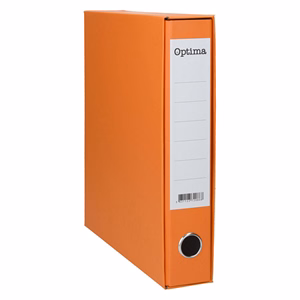 Iratrendező tokos OPTIMA A/4 50 mm narancssárga