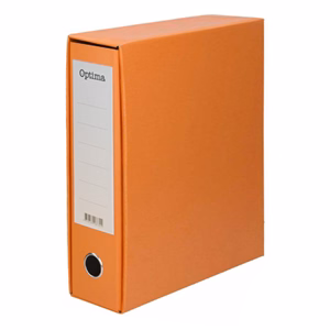 Iratrendező tokos OPTIMA A/4 80 mm narancs