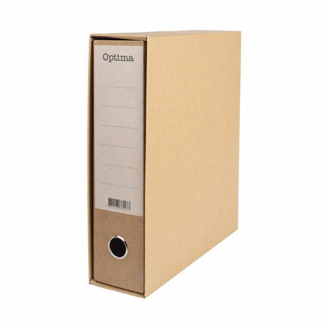 Iratrendező tokos OPTIMA A/4 75 mm natúr