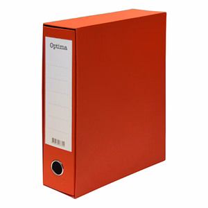 Iratrendező tokos OPTIMA A/4 80 mm piros