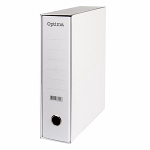Iratrendező tokos OPTIMA A/4 75 mm fehér