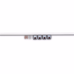 Iratrögzítő sín MAUL aluminium állítható iratrögzítővel 104,5cm