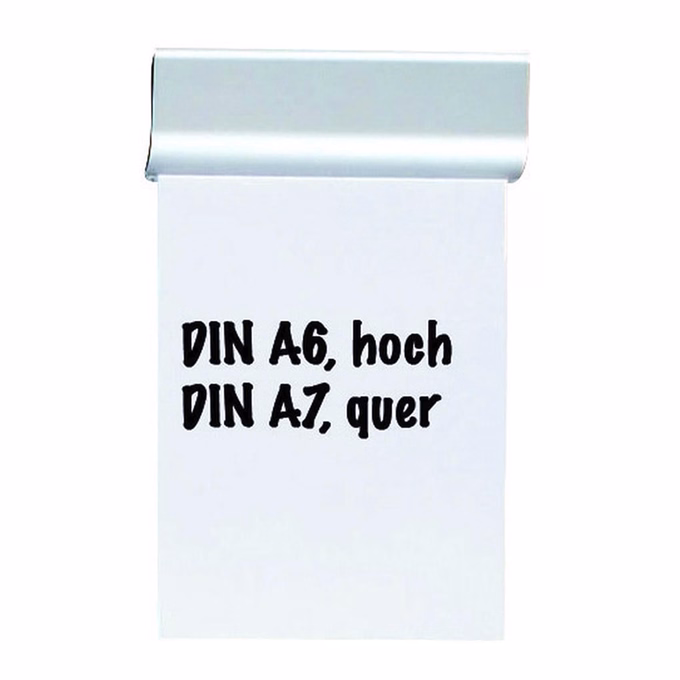 Iratrögzítő sín MAUL alumínium öntapadós 11,3cm