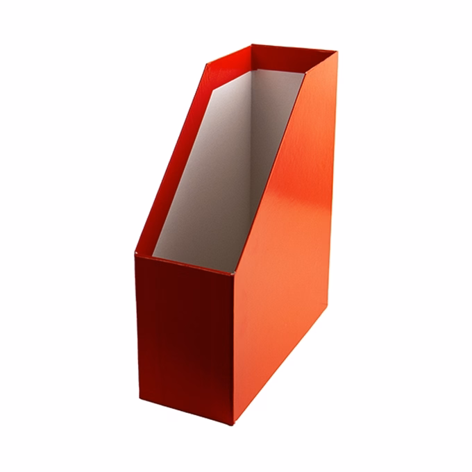 Irattartó papucs 90 mm karton fóliás piros