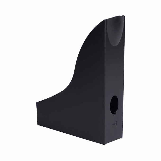 Irattartó papucs DURABLE Basic A/4 73 mm átlátszó fekete