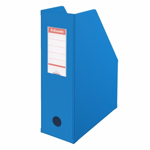 Irattartó papucs ESSELTE 100 mm karton összehajtható kék