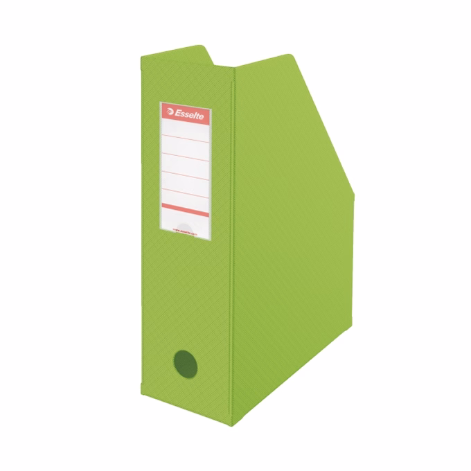 Irattartó papucs ESSELTE 100 mm karton összehajtható zöld