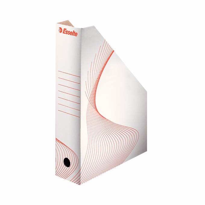 Irattartó papucs ESSELTE 80 mm karton összehajtható fehér