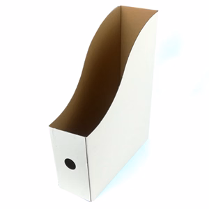 Irattartó papucs FORTUNA 80 mm karton összehajtható fehér Irattartó papucs FORTUNA 80 mm karton összehajtható fehér