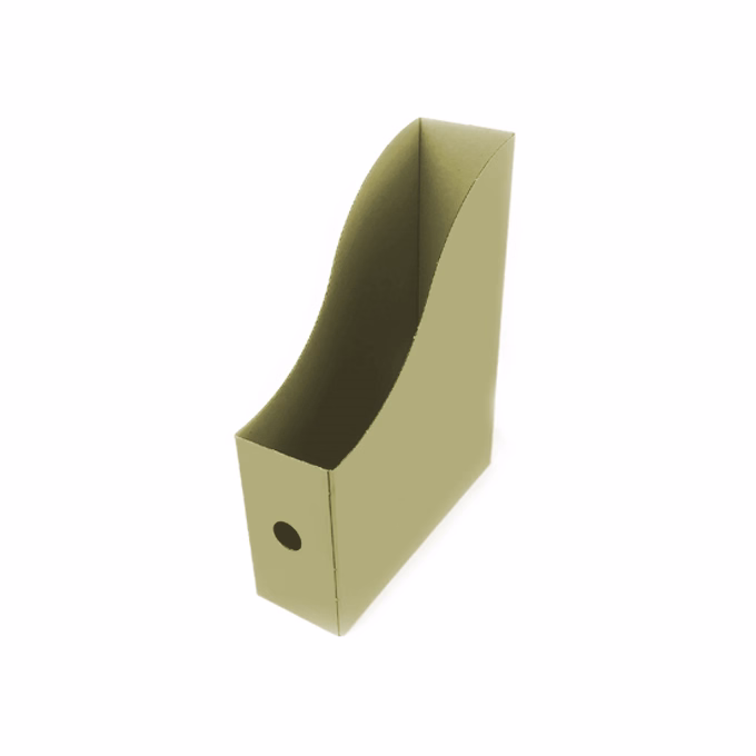 Irattartó papucs FORTUNA 80 mm karton összehajtható natúr