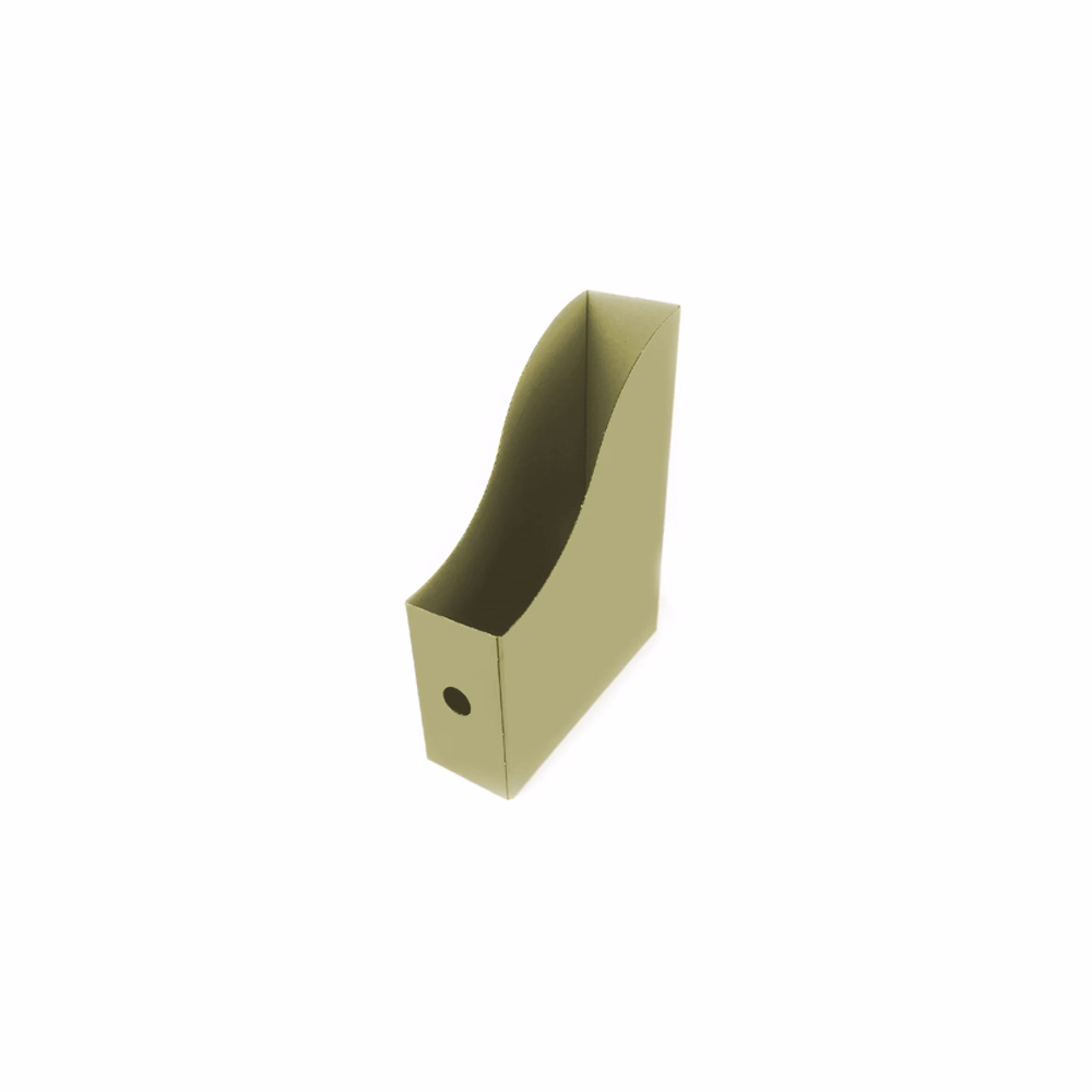 Irattartó papucs FORTUNA 80 mm karton összehajtható natúr