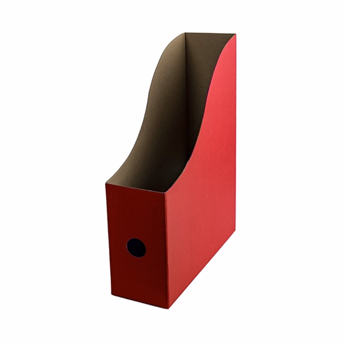 Irattartó papucs FORTUNA 80 mm karton összehajtható piros Irattartó papucs FORTUNA 80 mm karton összehajtható piros