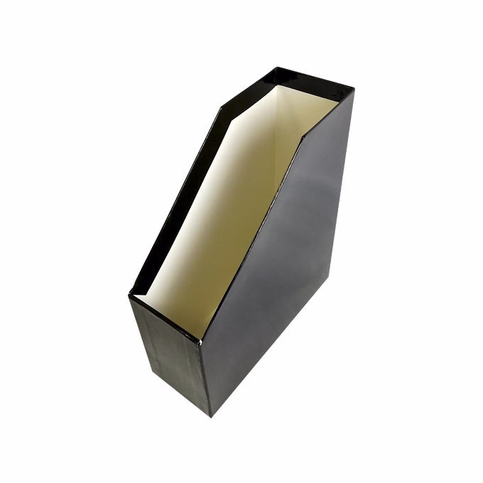 Irattartó papucs FORTUNA Elegant 90 mm karton fóliás fekete