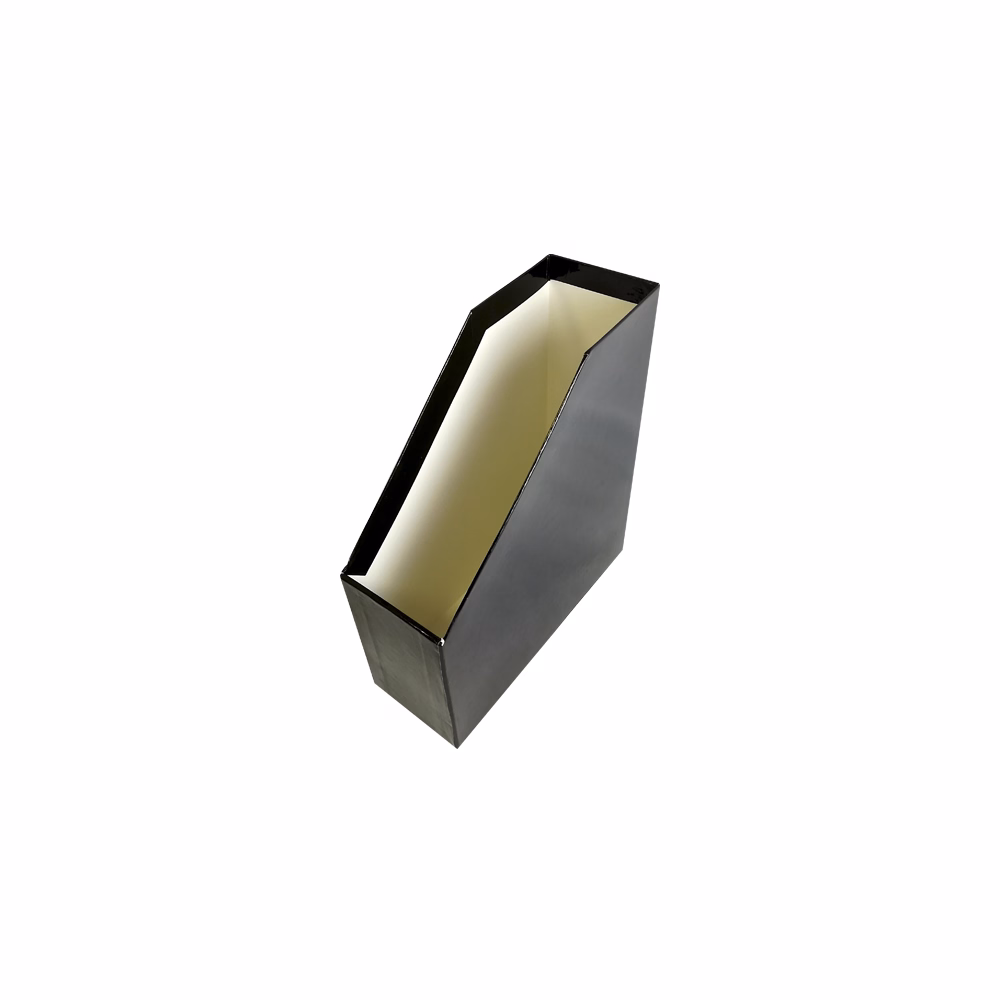 Irattartó papucs FORTUNA Elegant 90 mm karton fóliás fekete