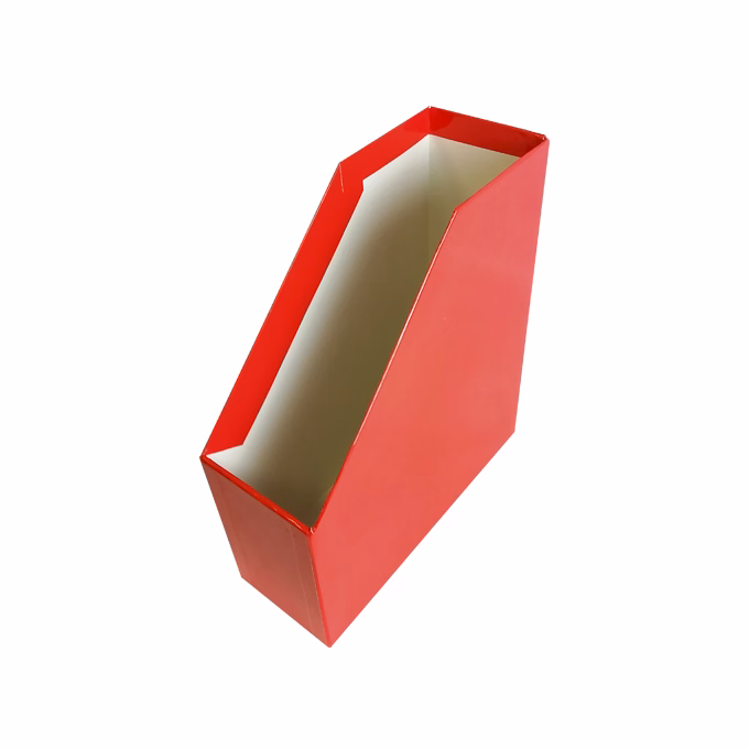 Irattartó papucs FORTUNA Elegant 90 mm karton fóliás piros