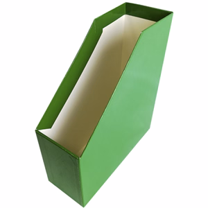 Irattartó papucs FORTUNA Elegant 90 mm karton fóliás zöld