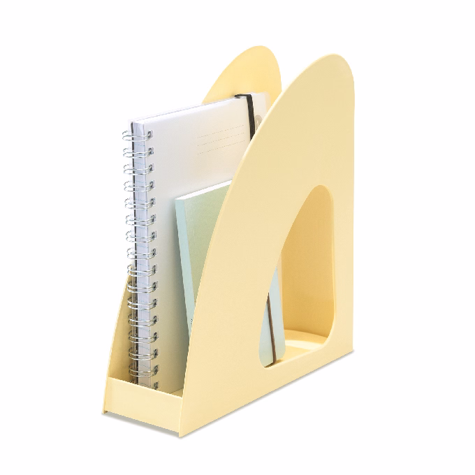 Irattartó papucs HAN Re-Loop 70 mm 100% recycling PP pasztell sárga