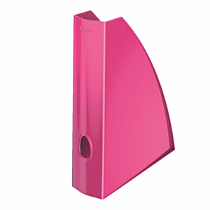 Irattartó papucs LEITZ Wow 60 mm műanyag metálfényű rózsaszín