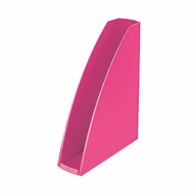 Irattartó papucs LEITZ Wow 60 mm műanyag metálfényű rózsaszín