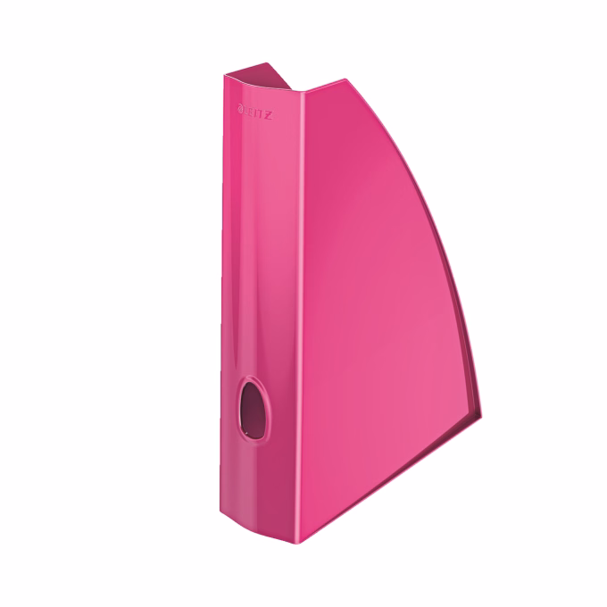 Irattartó papucs LEITZ Wow 60 mm műanyag metálfényű rózsaszín