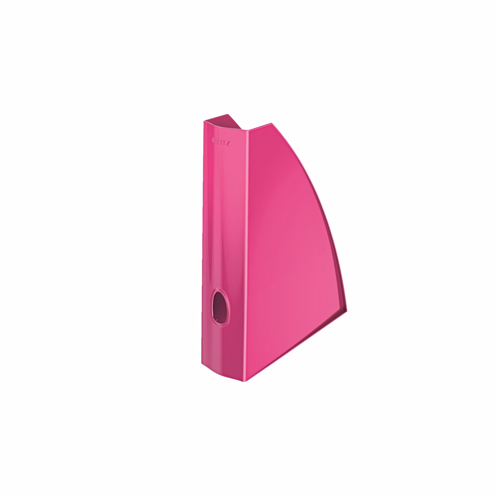 Irattartó papucs LEITZ Wow 60 mm műanyag metálfényű rózsaszín