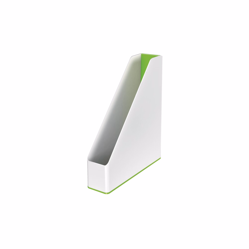 Irattartó papucs LEITZ Wow 73 mm műanyag fehér/zöld