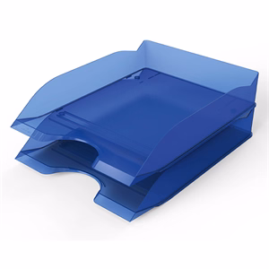 Irattartó tálca DURABLE Basic A/4 átlátszó kék