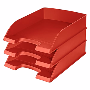 Irattartó tálca LEITZ Plus piros