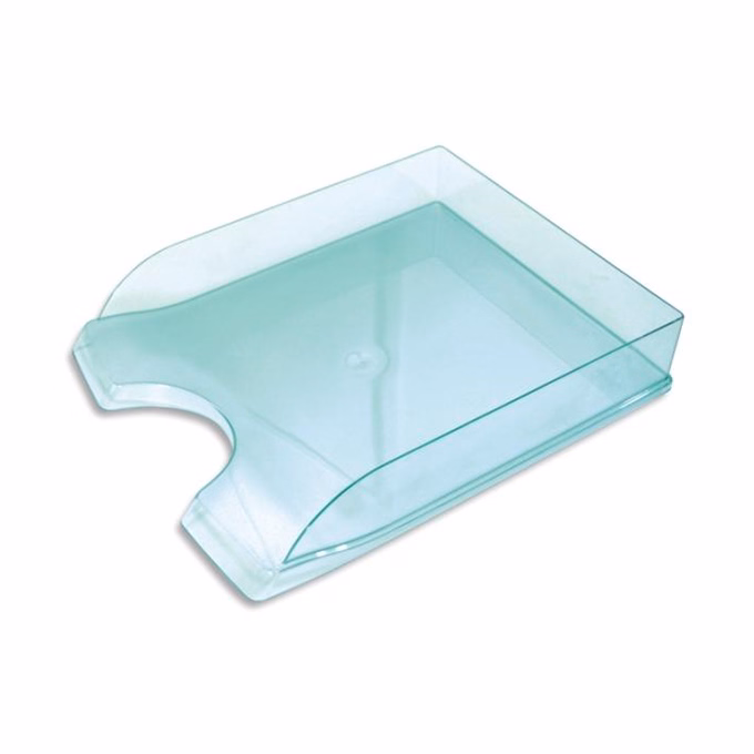 Irattartó tálca OPTIMA műanyag áttetsző zöld