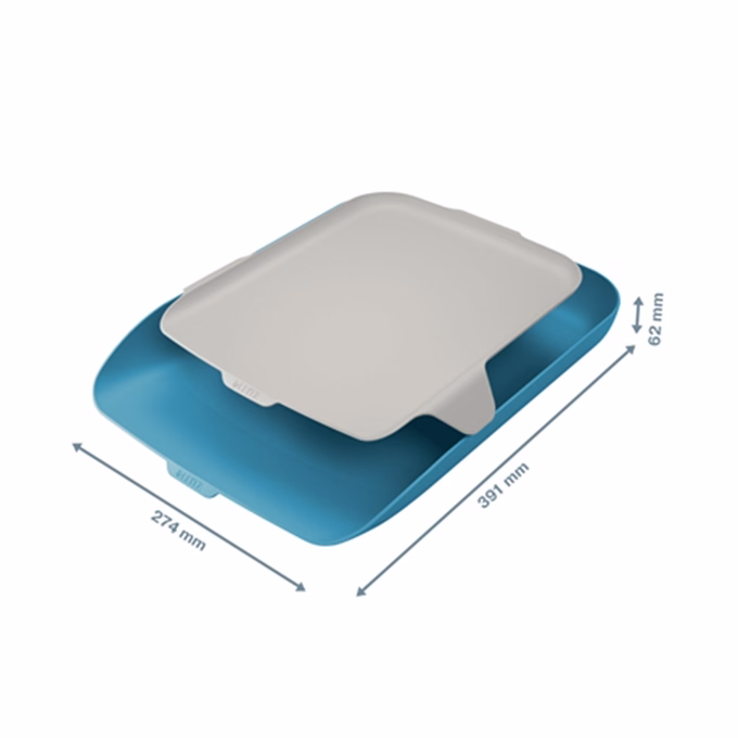 Irattartó tálca rendező tálcával LEITZ  Cosy nyugodt kék