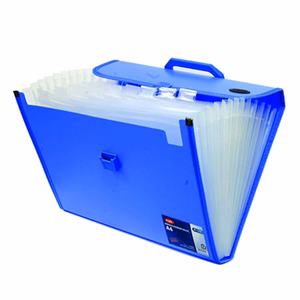 Irattartó táska EAGLE 12 részes harmónikás kék