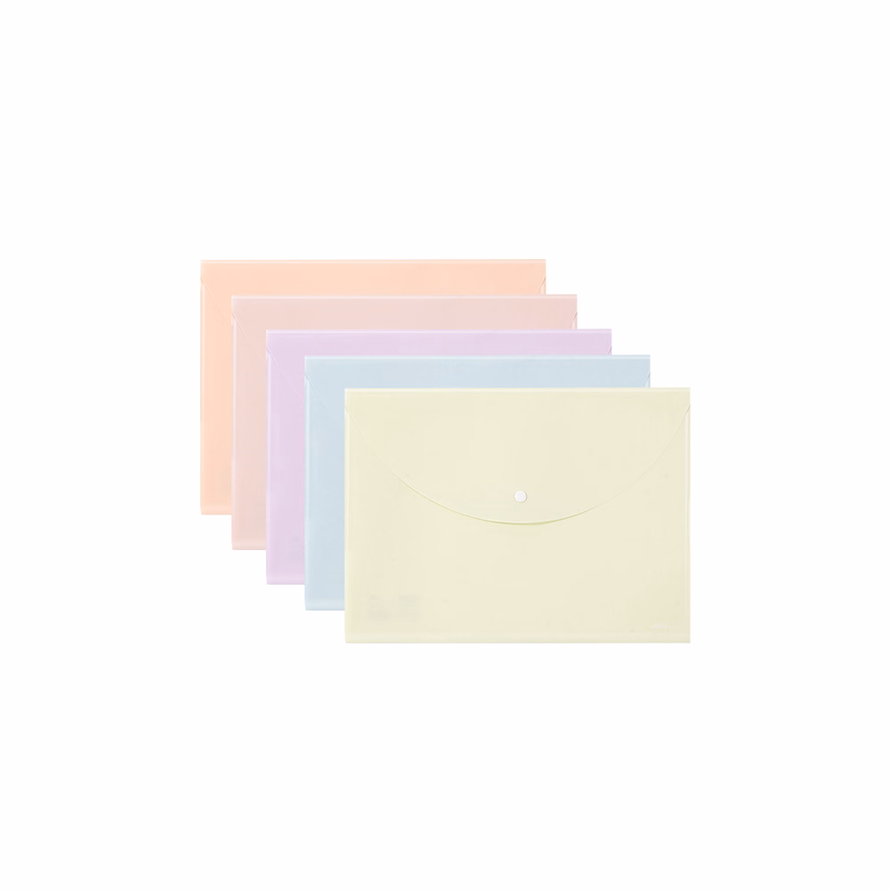 Irattasak DELI Colorful A/4 PP patentos vegyes pasztell színekben