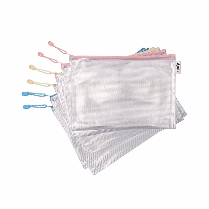 Irattasak DJOIS A/4 cipzáras pasztell színekben