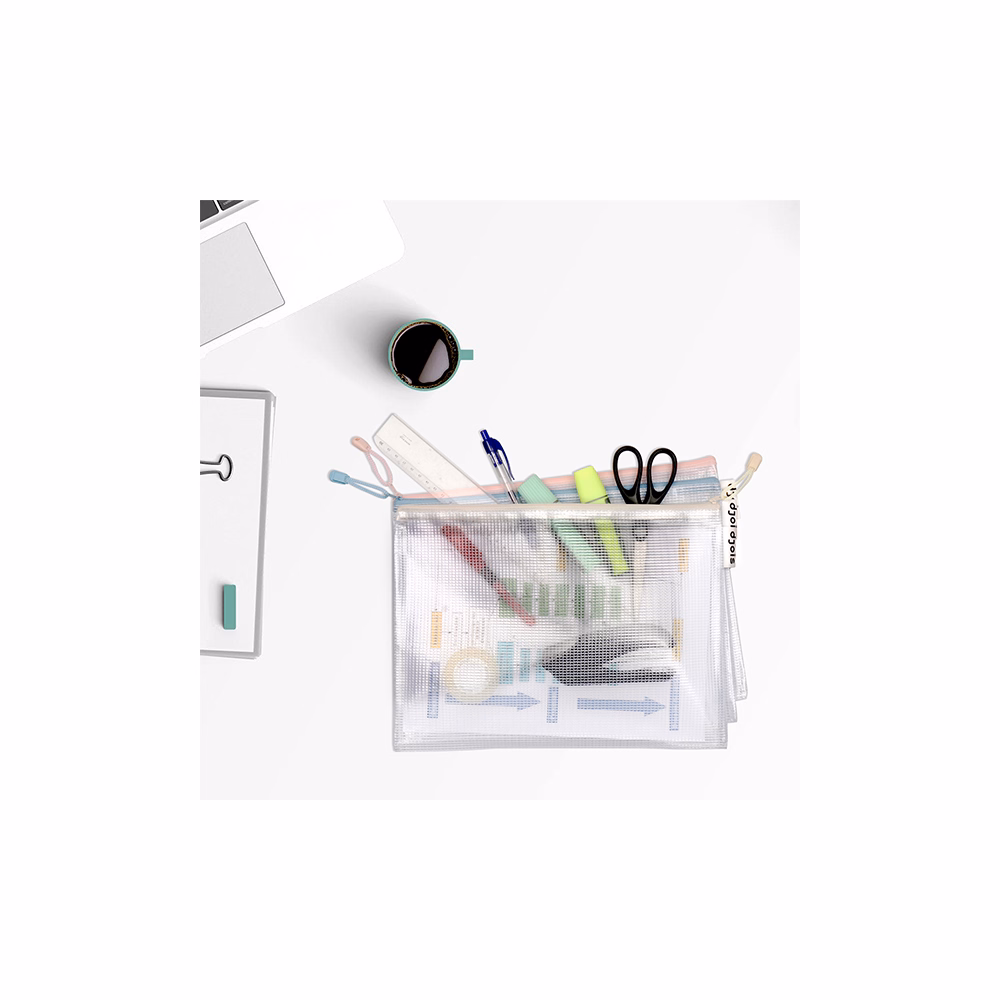 Irattasak DJOIS A/4 cipzáras pasztell színekben