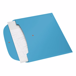 Irattasak LEITZ Cosy Privacy A/4 patentos 2 zsebes 3 darabos nyugodtkék