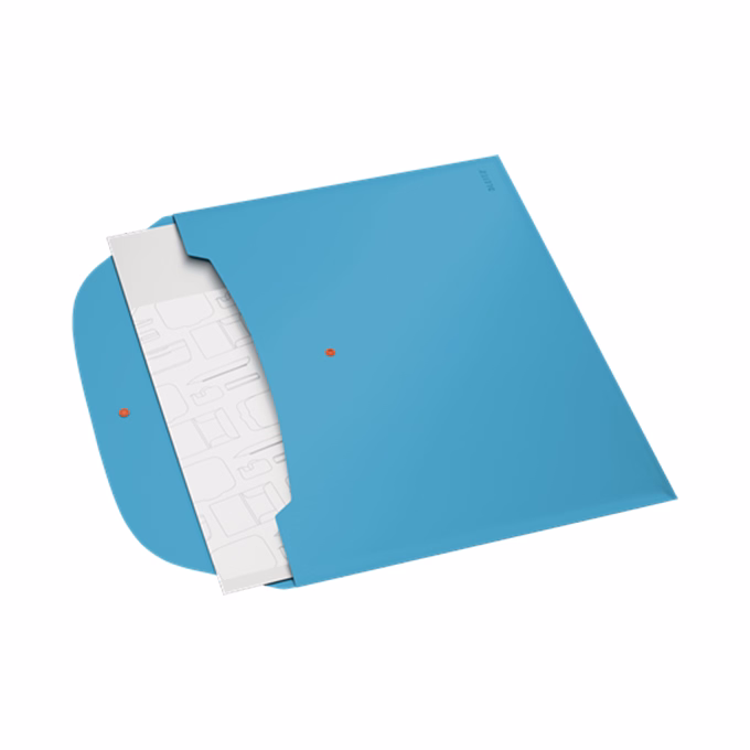 Irattasak LEITZ Cosy Privacy A/4 patentos 2 zsebes 3 darabos nyugodtkék