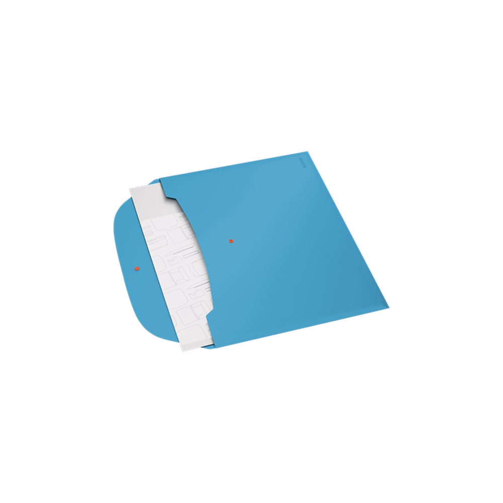 Irattasak LEITZ Cosy Privacy A/4 patentos 2 zsebes 3 darabos nyugodtkék