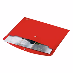 Irattasak LEITZ Recycle A/4 PP patentos piros