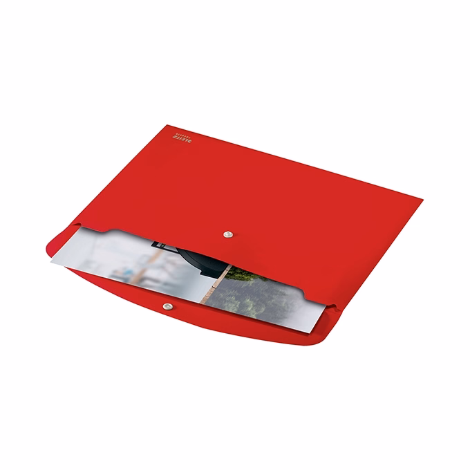 Irattasak LEITZ Recycle A/4 PP patentos piros