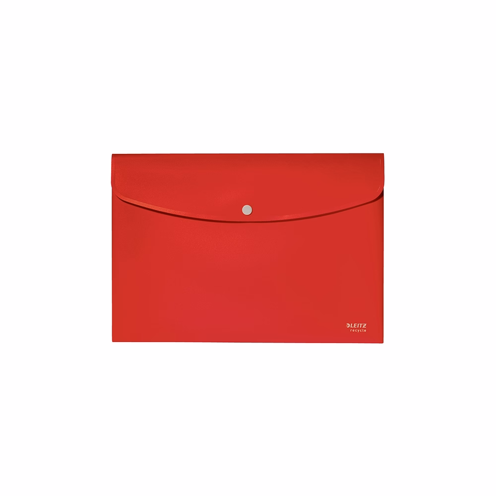 Irattasak LEITZ Recycle A/4 PP patentos piros