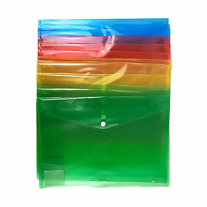 Irattasak OPTIMA A/5 patentos átlátszó színes vegyes 12 darabos