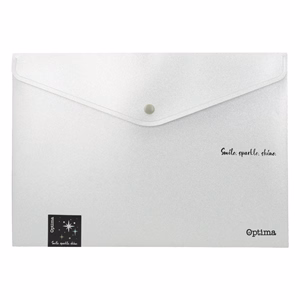 Irattasak OPTIMA Glitter A/4 PP patentos vegyes színek